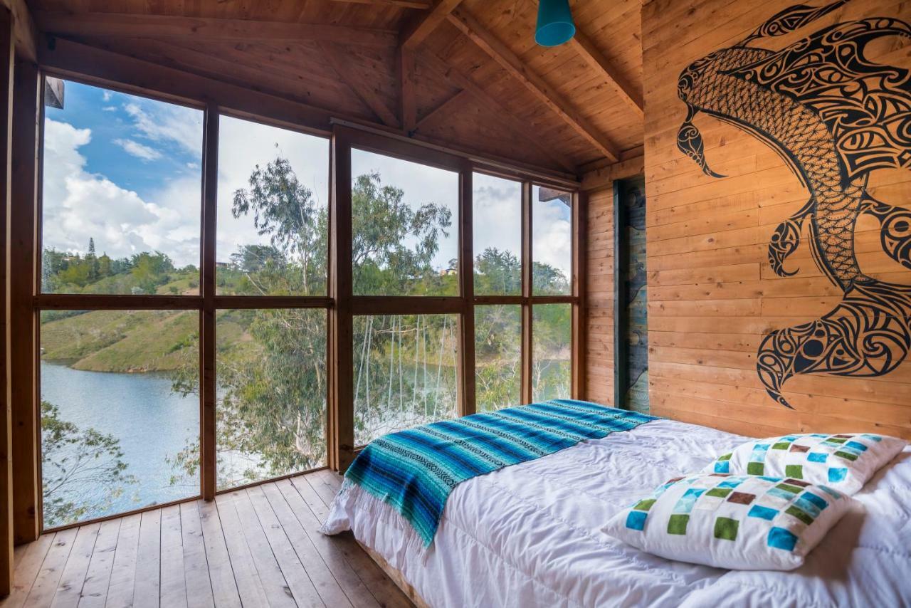 Bacoa Hostel Guatapé Dış mekan fotoğraf